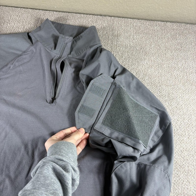 5.11 Tactical Pullover Mens Large Gray 1/4 Zip Long Sleeve Combat Top Tactical gallery
