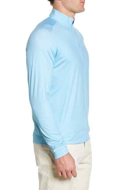Johnnie-O Sheldon 1/4 Zip Lightweight Pullover Niagara JMKO1880 Size M Was $115 gallery