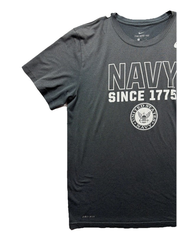 Nike Dri-Fit US Navy 1775 Legend Gray Athletic T Shirt Men’s Size M gallery
