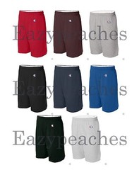 Champion Mens S-XL, 2X 3XL C-8187 Athletic Cotton 6″ Inseam No Pocket Gym Shorts