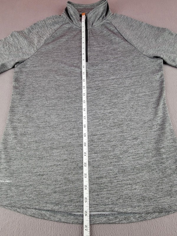 Layer 8 Quick Dry Performance Mens Small Gray 1/4 Zip Long Sleeve Athletic Shirt gallery