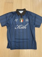 Kith Shadow Stripe Marcel Soccer Jersey ‘Gulf”