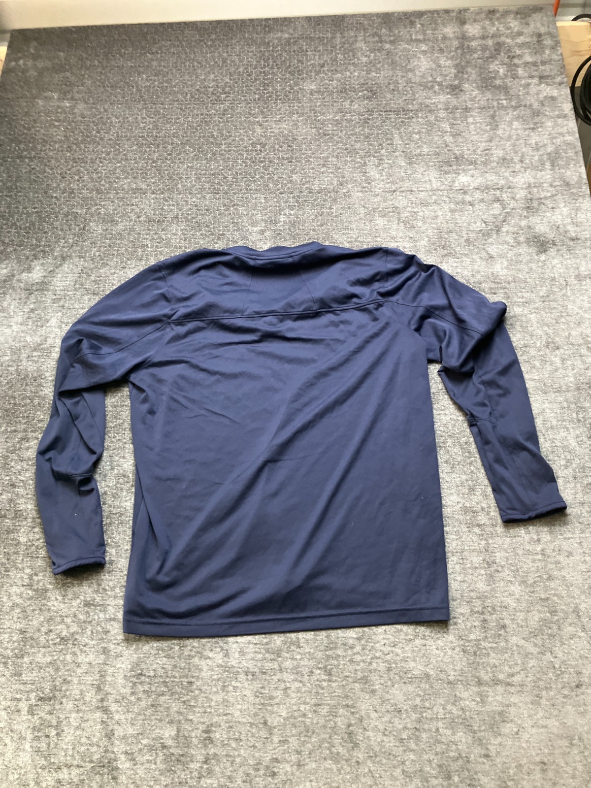 Under Armour Team Tech Top Mens XL Navy Blue Long Sleeve Loose Fit Quarter Zip gallery