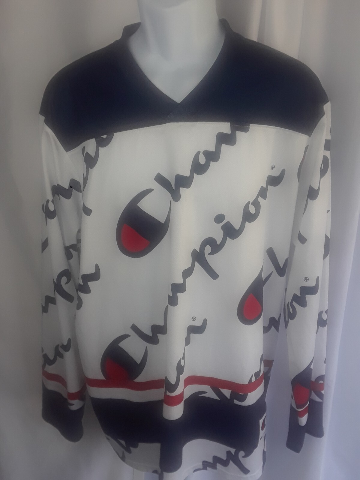 Champion Motorcross Long Sleeve Shirt L race wear America colors sponsor a5 gallery