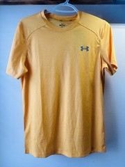 NWT UNDER ARMOUR Men’s UA CoolSwitch Run Short Sleeve top Small Orange