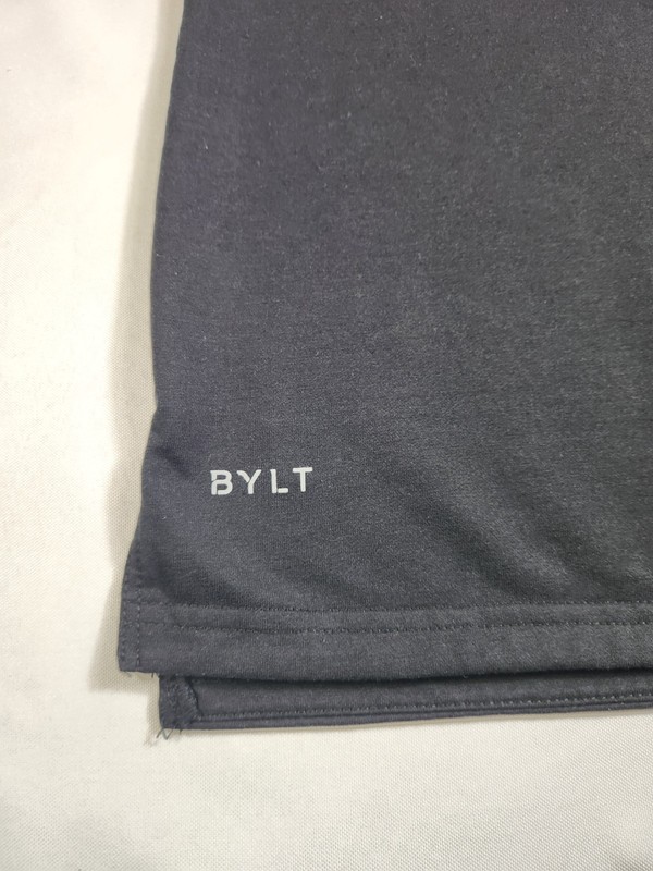 BYLT Premium Basics Shirt Men Large Black Short Sleeve Performance Top Adult Top gallery