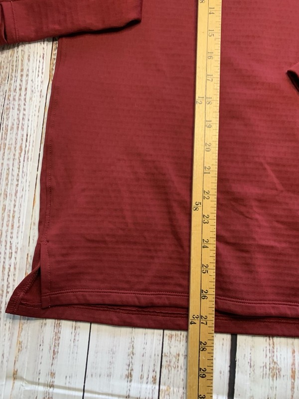 Under Armour Men's LARGE Launch Elite ColdGear Half 1/4 Zip Jacket Burgundy NEW gallery