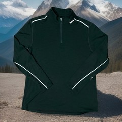 Helly Hansen x Beijing 2022 Olympics OBS Merino Wool Base Layer – Green Size: XL