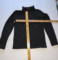 Obermeyer Flex 1/4 Zip Pullover Men’s Long Sleeve Base Layer Black Size L