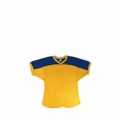 Vintage 1980’s Rusell Ringer Jersey Shirt 80s Vtg Nylon Mesh Football 1980