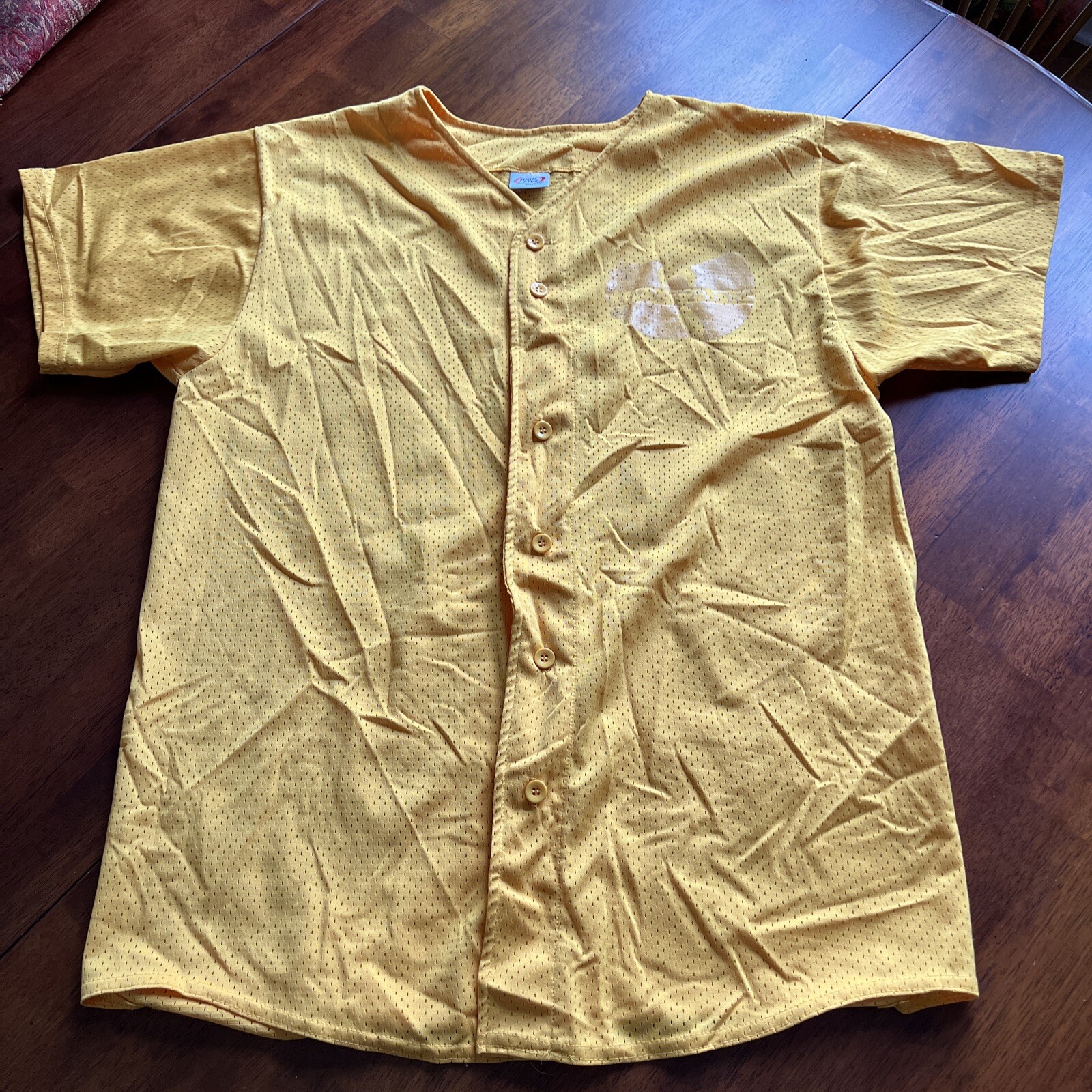 High Five Sportswear Plain Yellow Mesh Practice Jersey UNSIZED read gallery