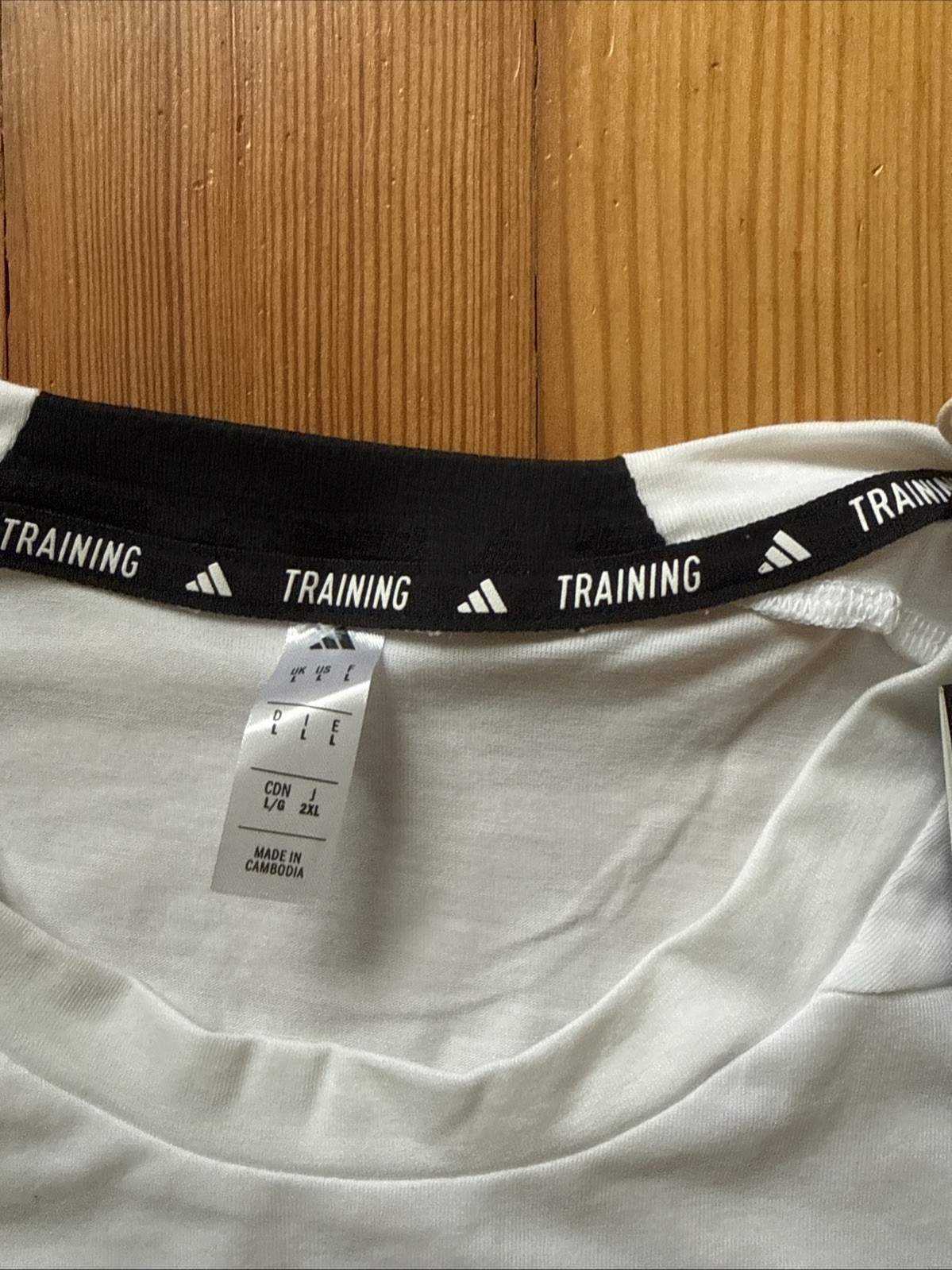 Men's Adidas Designed For Training White Workout Tank Top IS3795 Size Large NEW gallery