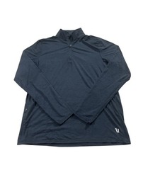Vuori Pullover Small Mens Ease Performance Half Zip Blue