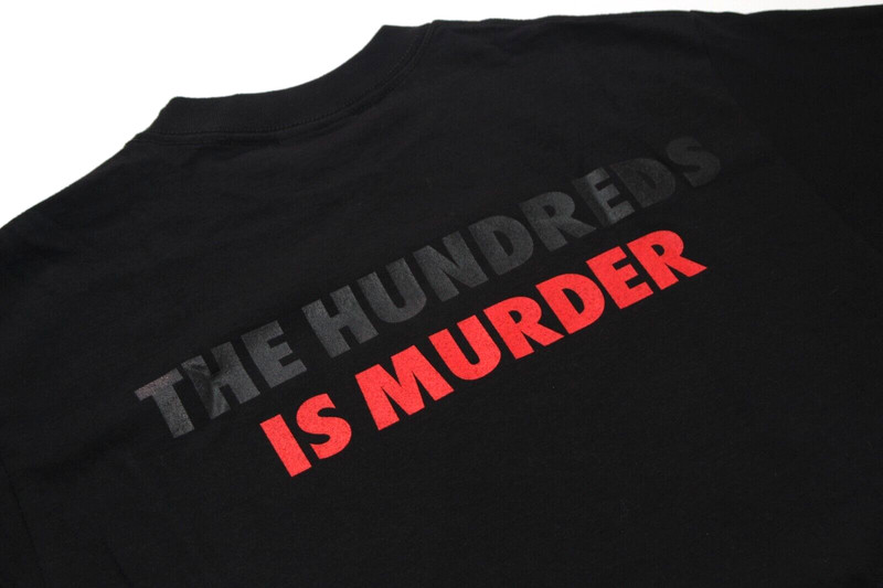 2007 THE HUNDREDS ~BEEF~ TEE M og/logo/bomb/punk/vtg/smiths/murder/lp/is/meat/ep gallery