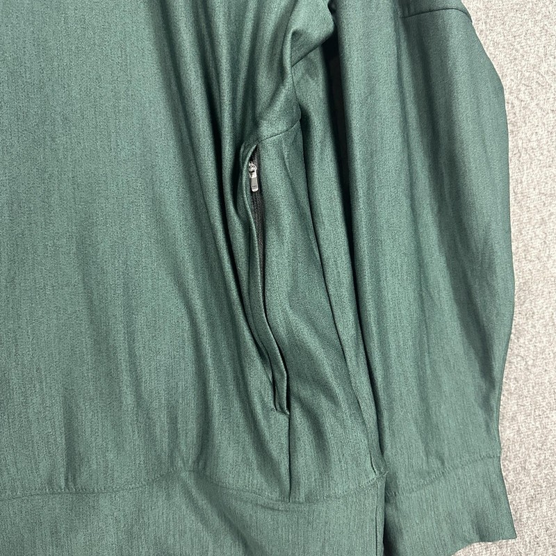 Columbia Shirt Mens XL Green Hooded Long Sleeve Omni-Shade Sun Hiking UPF gallery
