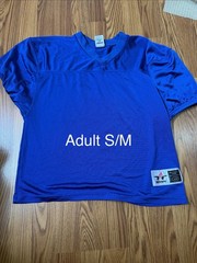 Alleson Athletic Adult S/M Football Jersey Blue