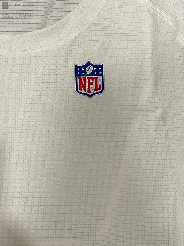 Nike x NFL On-Field Short Sleeve Dri-FIT Shirt White New Men's Size XXL gallery