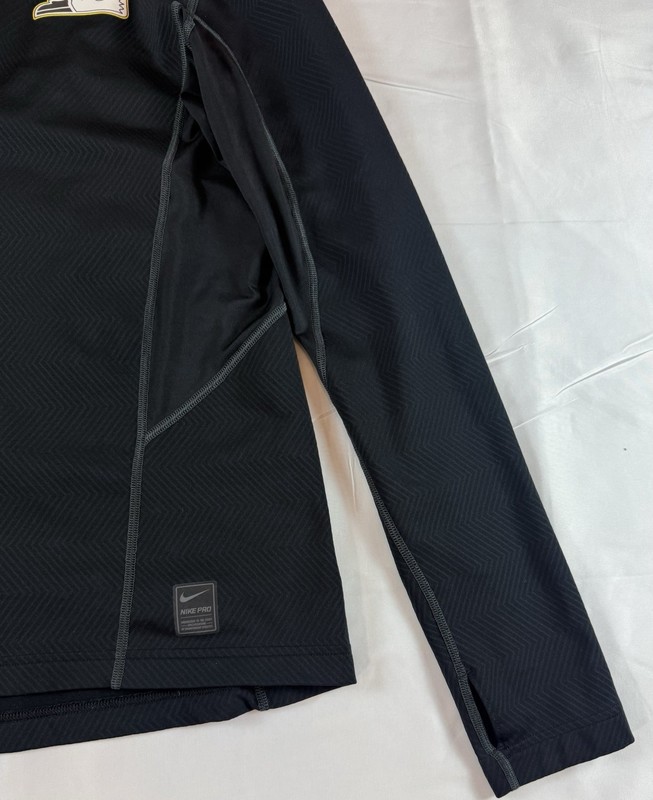 Nike Pro Hyperwarm 1/4 Zip Pullover Black Men’s Size M gallery