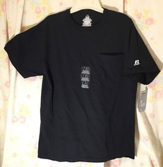 RUSSELL ATHLETIC POCKET TEE WICK MOISTURE WORKOUT SHIRT SZ MED. 20″ PIT2PIT 27″L