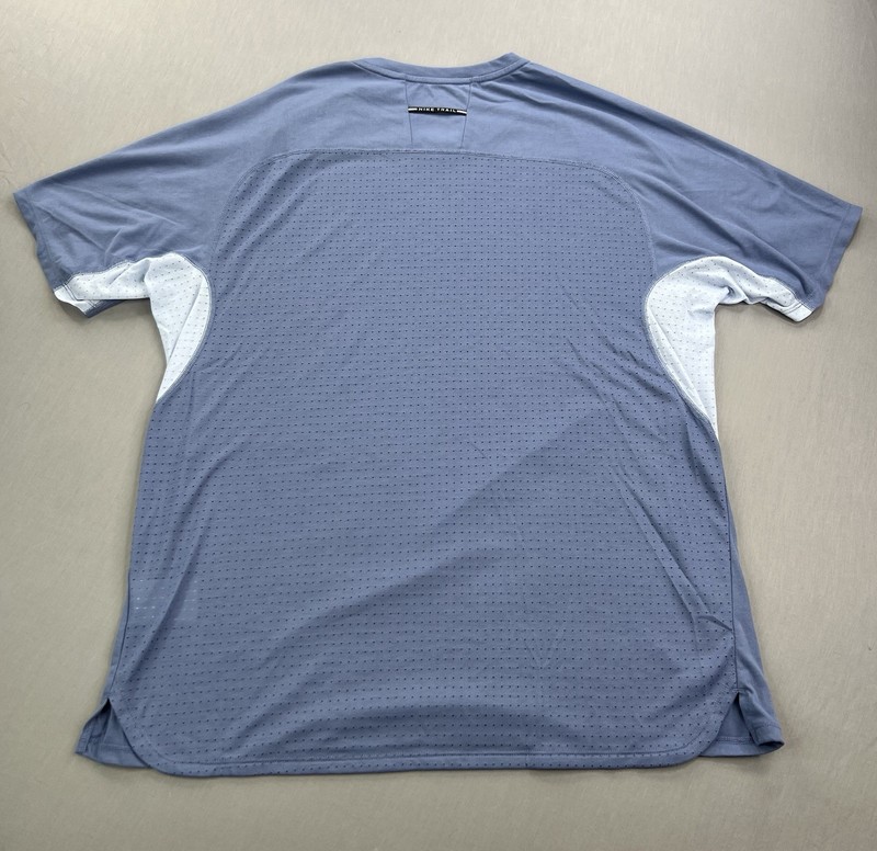 Nike Trail Solar Chase Dri-Fit ADV Short Sleeve Running Shirt HJ3580-499 Sz M gallery
