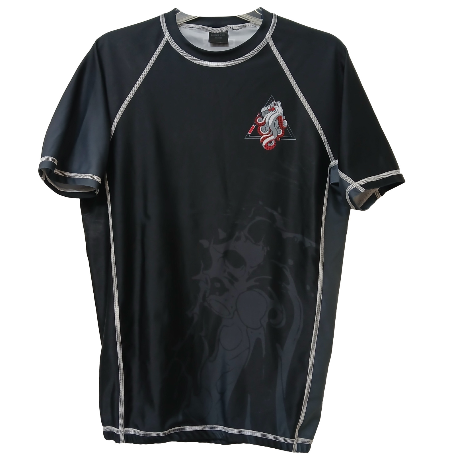 CRNR Combat Corner Rash Guard Compression Top Mens XL Kraken Brazilian Jiu Jitsu gallery