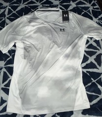 Under Armour UA S/S Heatgear Compression Shirt Printed Sz 3XL 1383321-101 NWT