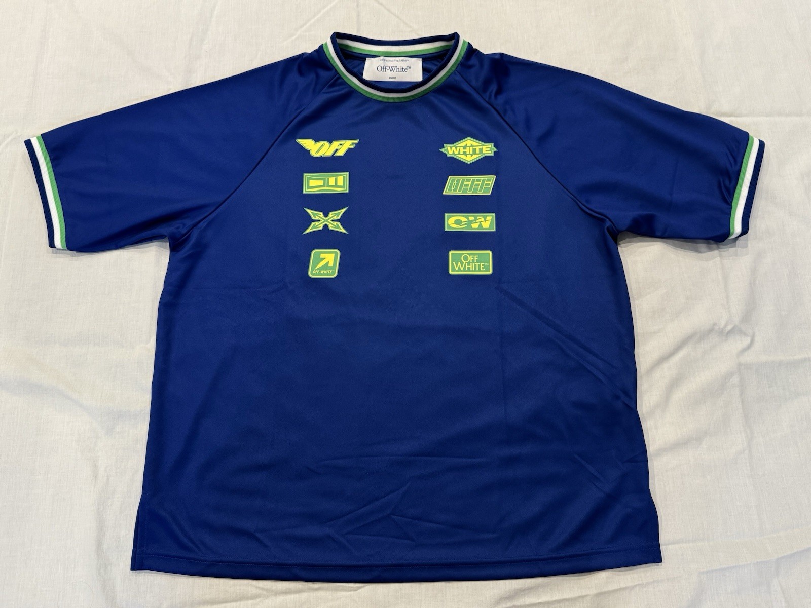 Offwhite Multi-Patch T-shirt Men’s Small Blue gallery