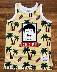 Headgear Classics El Chapo Jersey Tank Yellow/Tan Men’s Small Nostalgia Co.