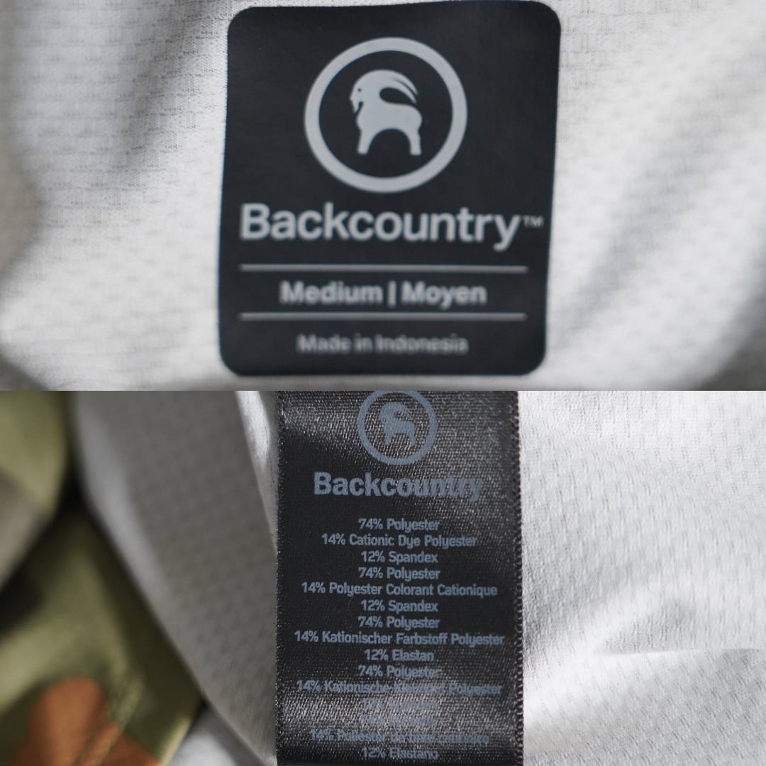 Backcountry Men's M Camo Long Sleeve Performance Shirt Stretchy Elastic gallery