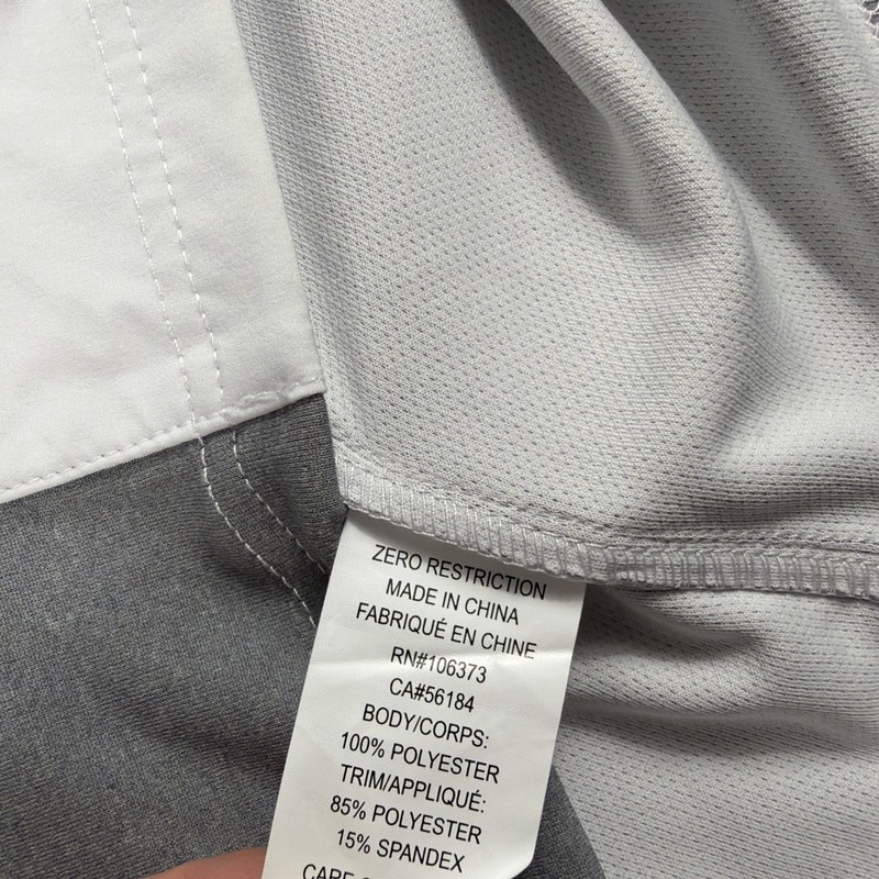 Zero Restriction Golf Jacket Hoodie The Champ Medium White Polyester MSRP $235 gallery