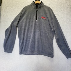 ESPN The Magazine mens XL gray 1/4 zip thermal pullover