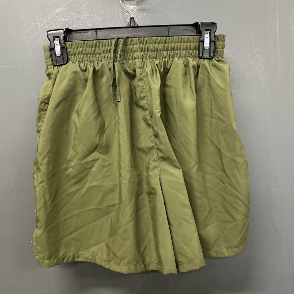 USMC Marine Corps Olive Green PT Running Track Shorts Size Medium 34-36