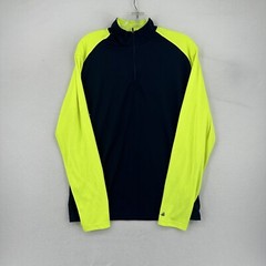 Badger Sport Men’s Performance Running 1/4 Zip Pullover – Size M – Neon Blue