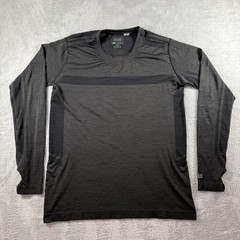 Stio Shirt Mens XL Gray Basis Seamless Tech Performance Base Layer Hiking Run