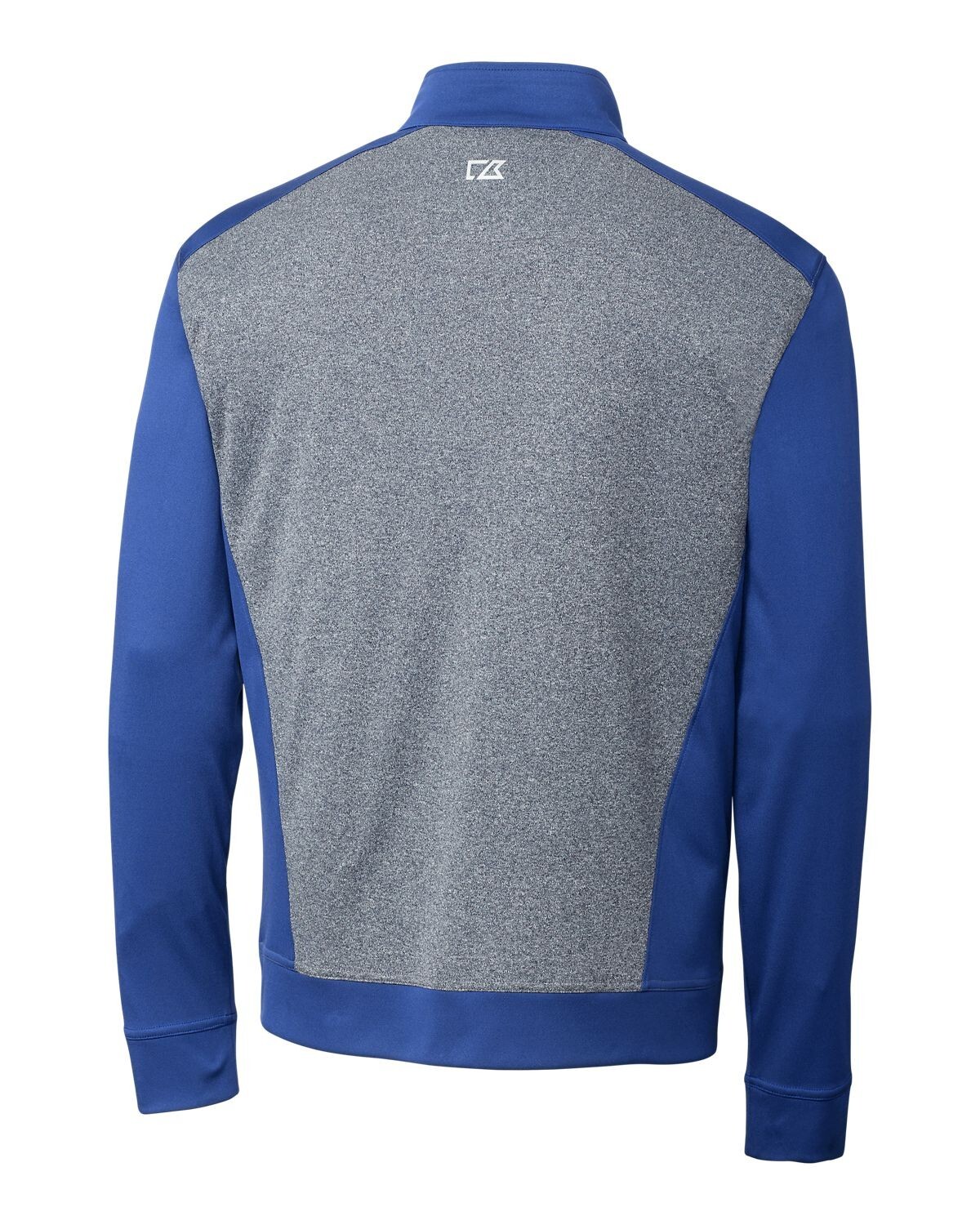 Cutter & Buck Performance Relay Grey w/Blue trim 1/2 Zip Pullover Top SZ: 2XB gallery