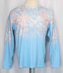 Huk Icon X Tide Change Fade Shirt H1200388 Mens Size Medium