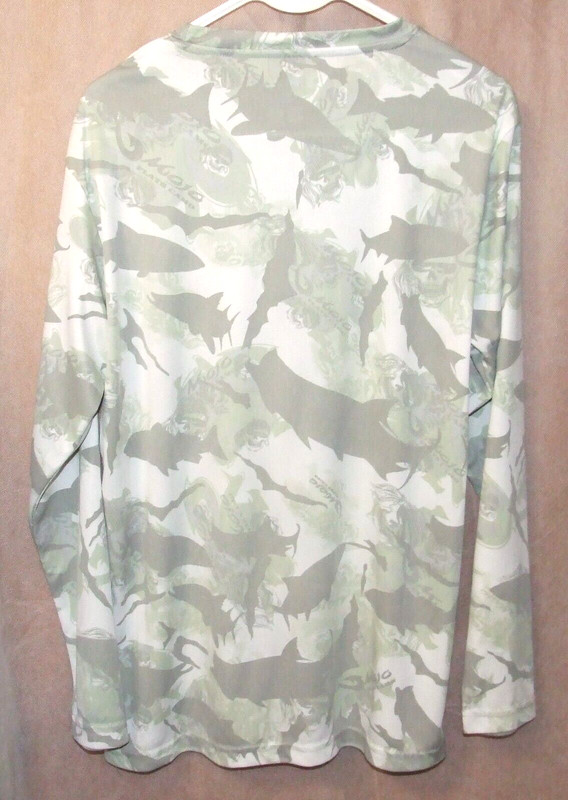 Mojo Sportswear Flats Camo LS Performance Fishing Shirt, UPF 50+ - Size M - EUC gallery