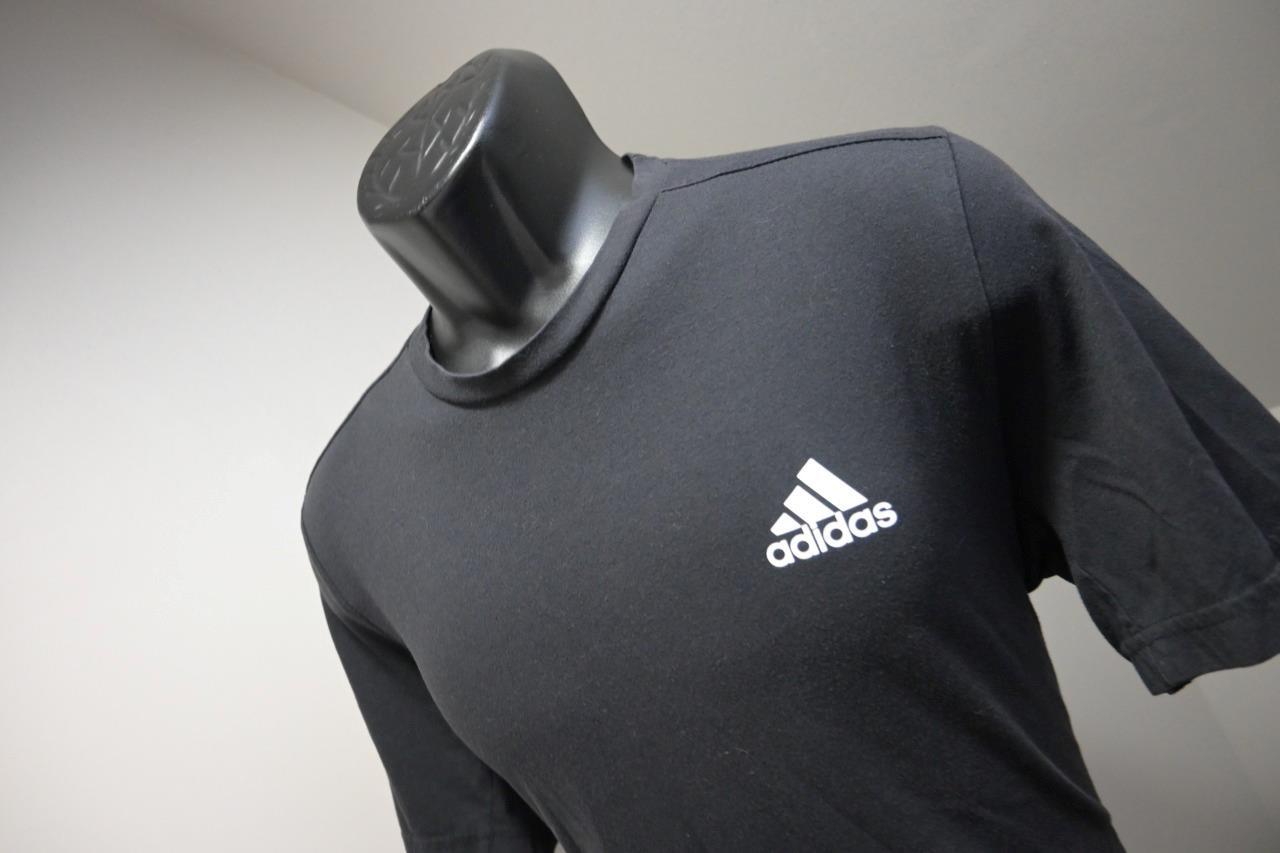 Adidas Gym Shirt AreoReady Athletic Black Short Sleeve Athletic Mens Size Large gallery