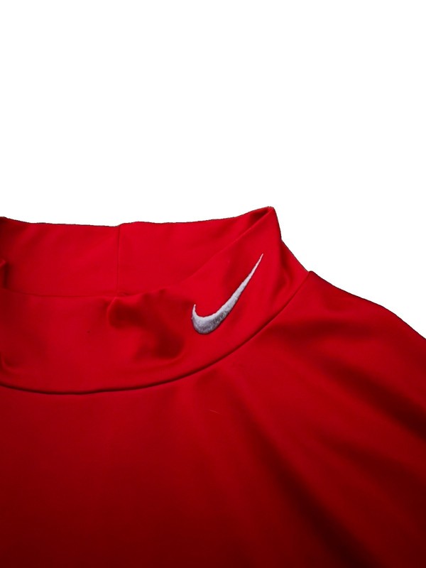 Nike Pro Combat Long Sleeve Shirt Men XL Red Dri-FIT Compression (Fits L) gallery