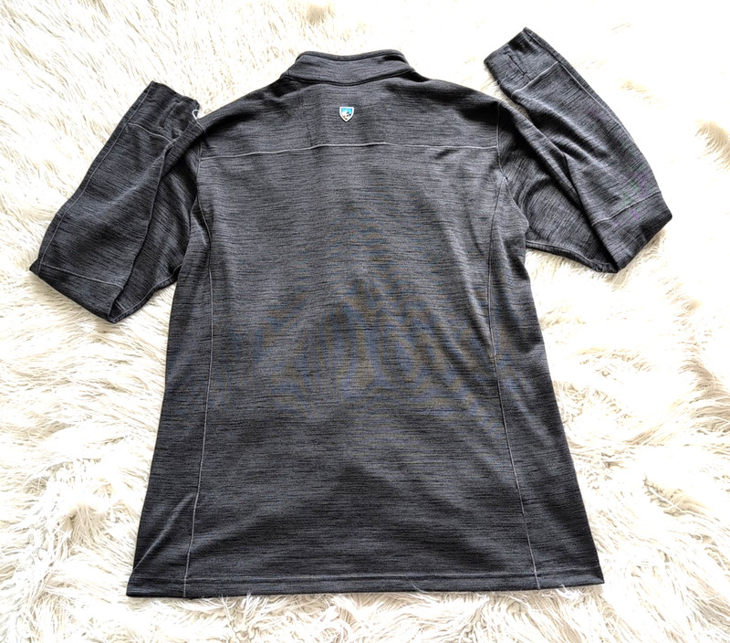 KUHL Quarter Zip Pullover Men’s L Gray Outdoor Active Hiking Stretch gallery