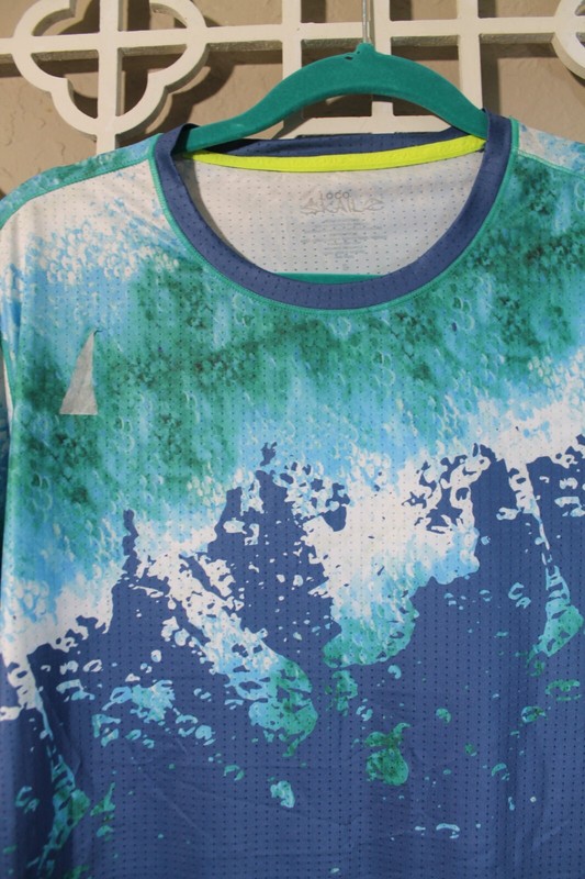 NWT Loco Kaile Shirt Mens S Small Blue Lightweight Fish Fishing Colorful Outdoor gallery