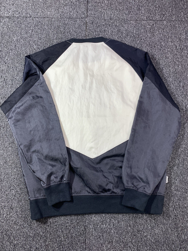 Nike NSW Men's Windrunner Black Off White Mens Small Sweatshirt Crew Neck gallery