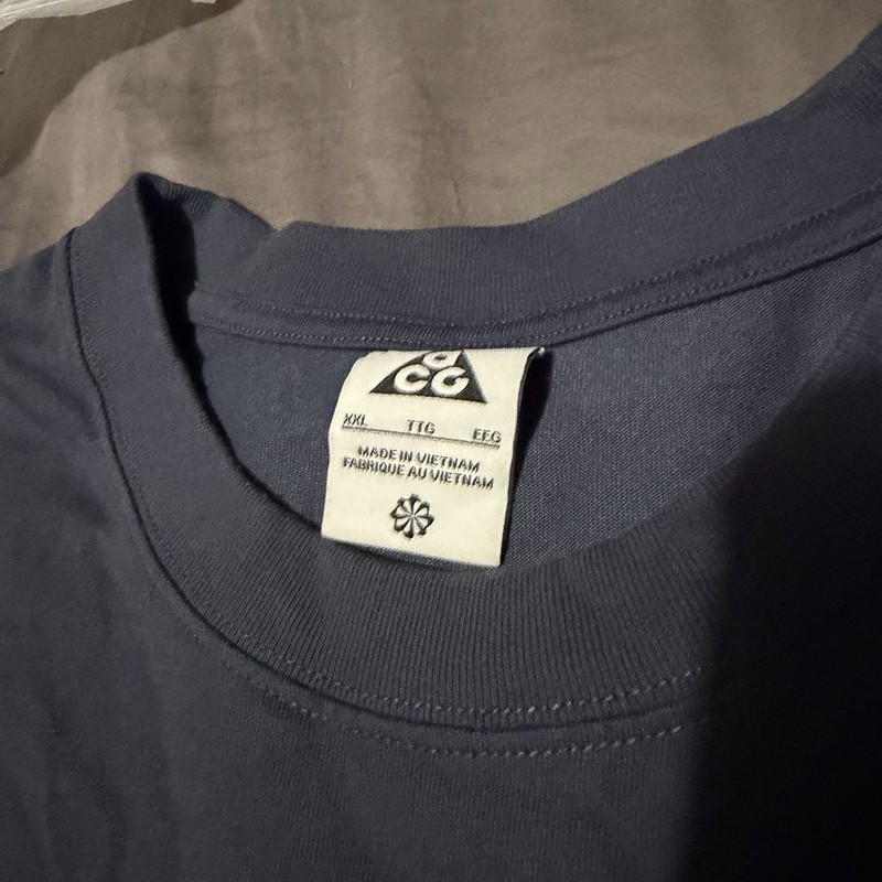 Nike ACG Dri-Fit Long-Sleeve T-Shirt Loose Fit Blue Mens Size 2XL DR7753-437 gallery