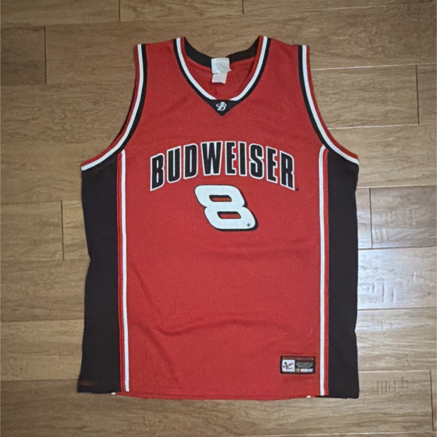 Dale Earnhardt Jr. #8 Budweiser Jersey Red Black White - XL gallery