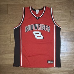Dale Earnhardt Jr. #8 Budweiser Jersey Red Black White – XL