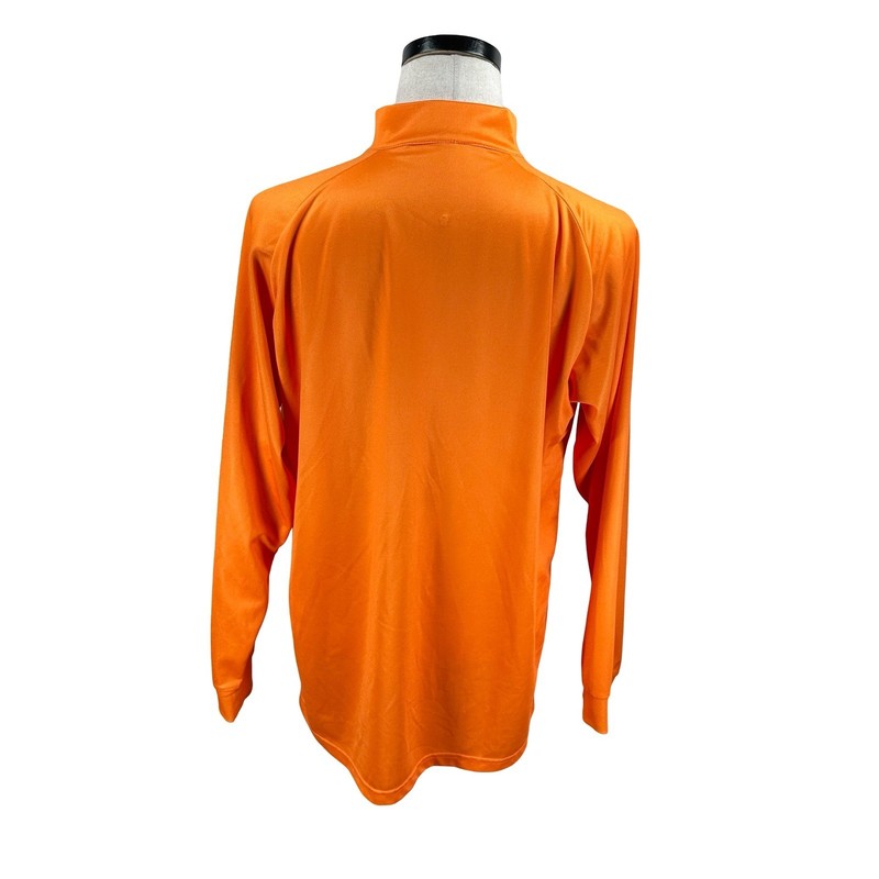 Lynx Golf Collection Mens 2XL 1/2 Quarter Zip Pullover Orange Yellow Gradient gallery