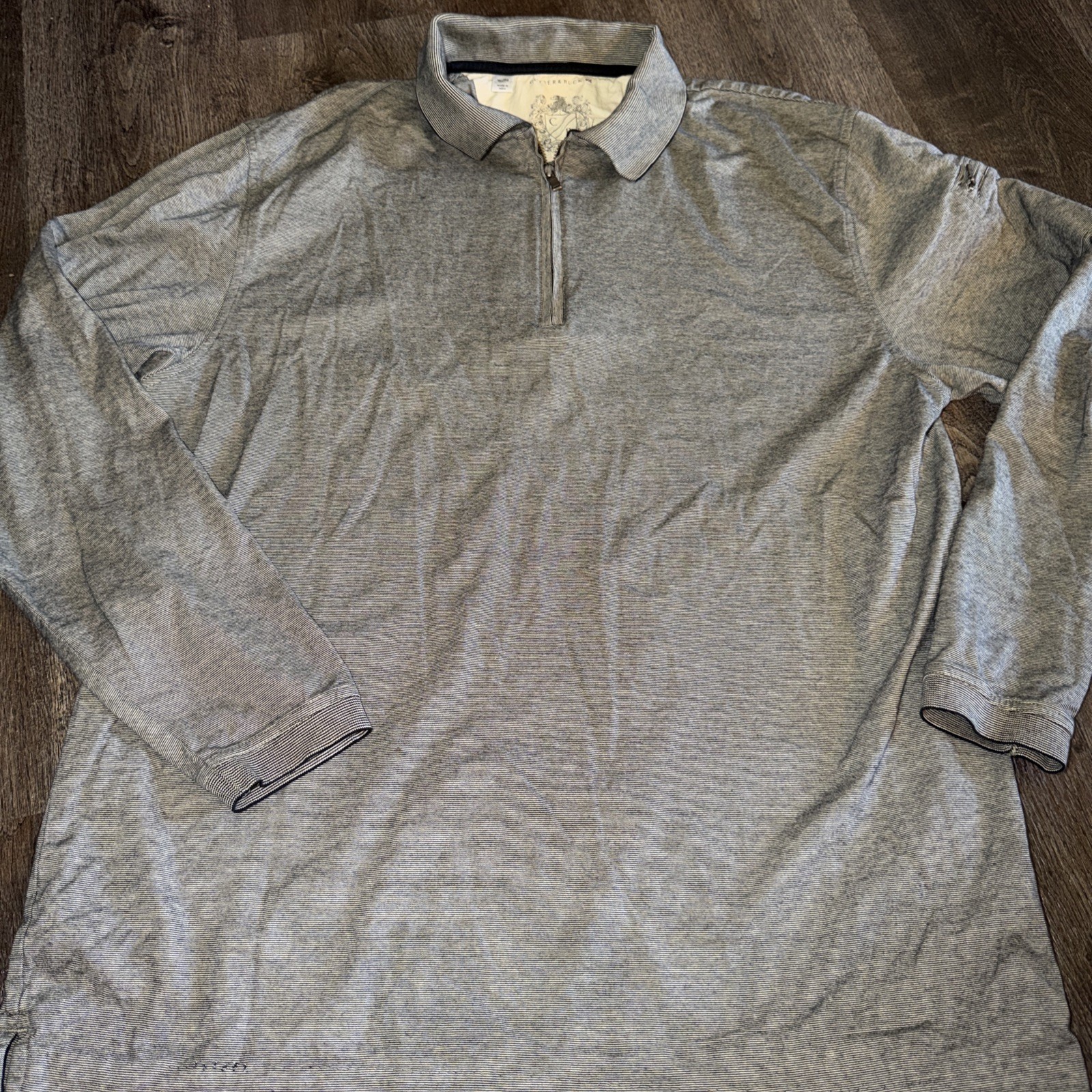 Cutter & Buck CB Drytec 1/4 Zip Golf Pullover Long Sleeve Black Mens XL gallery