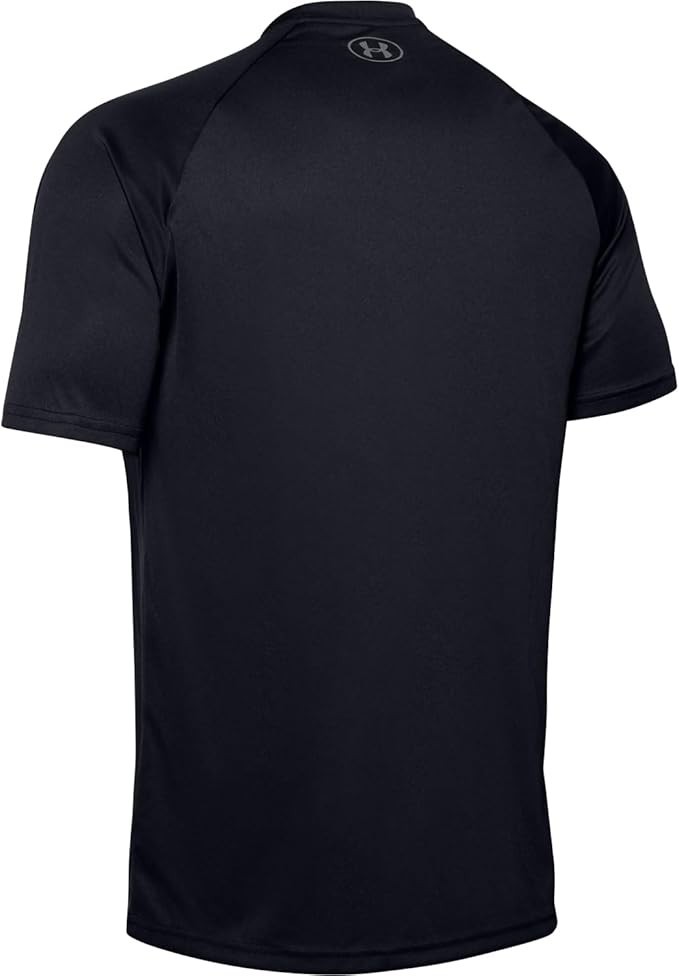 Under Armour Men's Velocity 2.0 Short Sleeve T Shirt Black / Pitch Gray, X-Large gallery