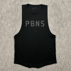 Alphalete Muscle Tank Top PBNS Spandex Blend Cut Off Gym Shirt Mens Size Large