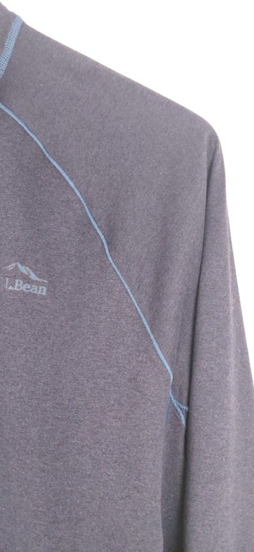 LL Bean Men's Large 1/4 Zip Pullover Quick Dry Base Layer Performance 509467 gallery